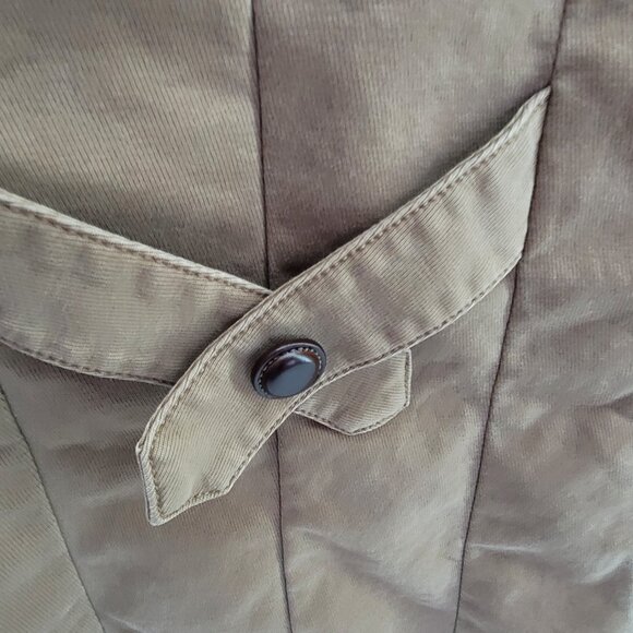 Coldwater Creek Jacket Womens 14 Brown Riding Blazer Leather Buttons Equestrian - Picture 13 of 14